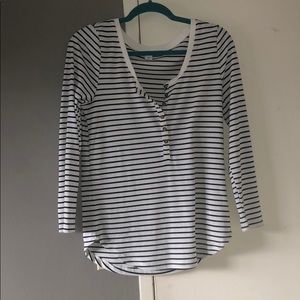 Long sleeve stripped shirt